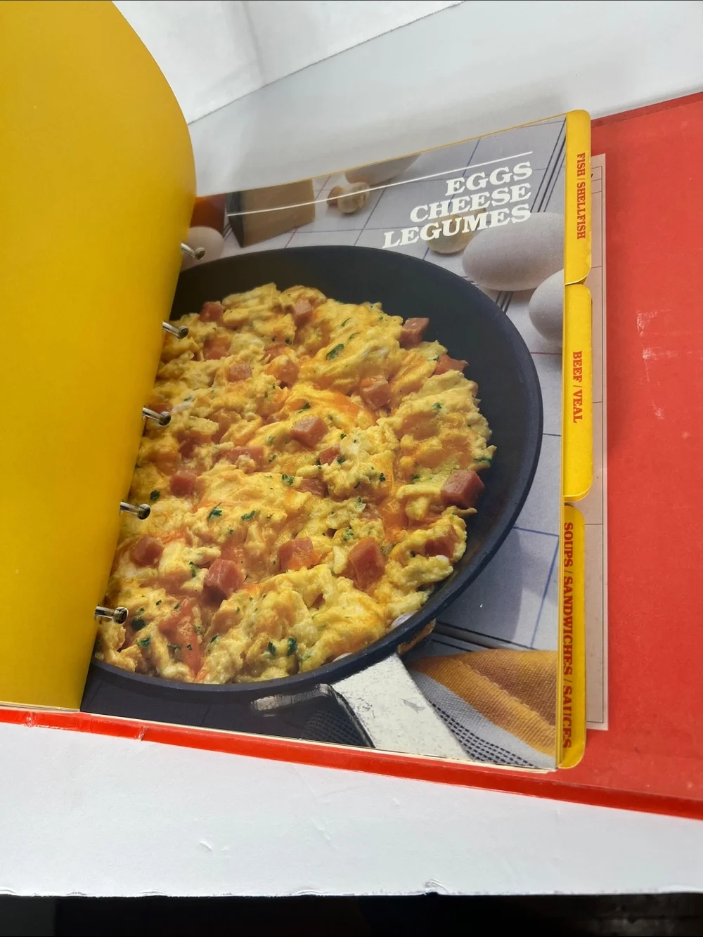 Betty Crocker Cookbook - Red Cover with Food Photography